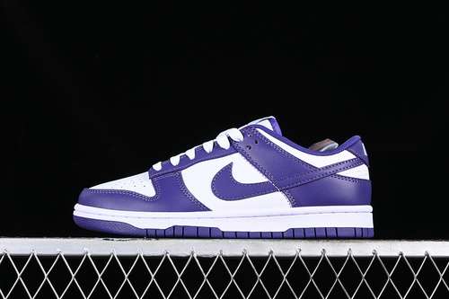 【270】[DD1391-104]-[SB DUNK LOW WHITE/WHITE/COURT PURPLE]-[WOMAN:35.5-39]-[MAN:40-47.5]