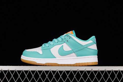【270】[DV2190-100]-[SB DUNK LOW TEAL ZEAL TURQUOISE/WHITE/ORANGE]-[WOMAN:36-39]-[MAN:40-45]