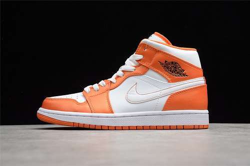 【340】[DM3531-800]-[GZ AIR JORDAN 1 MID SE ELECTRO ORANGE/BLACK/WHITE]-[WOMAN:36-39]-[MAN:40-47]
