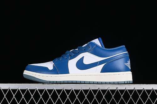 【260】[FN5214-141]-[AIR JORDAN 1 LOW WHITE/BLUE]-[WOMAN:36-39]-[MAN:40-46]