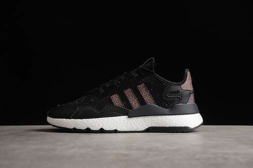 【280】[CG6207]-[NITE JOGGER BOOST SHOES CORE BLACK/RED/CLOUD WHITE]-[WOMAN:36-39]-[MAN:40-45]