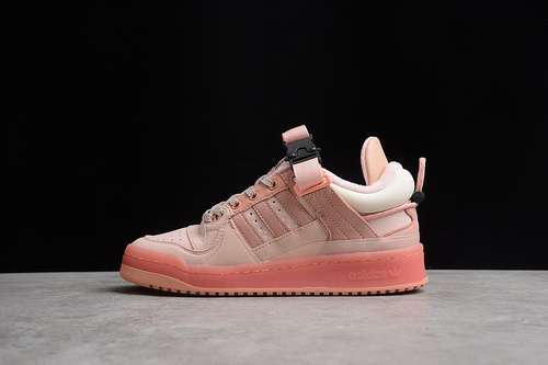 【360】[GW0265]-[BAD BUNNY X FORUM BUCKLE LOW EASTER EGG ICEY PINK/BLUSH/TRACE PINK]-[UNISEX:36-45]