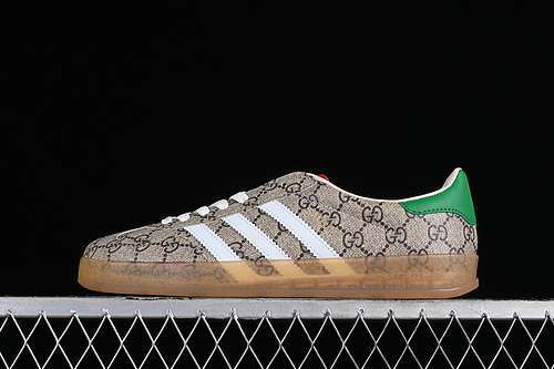 【220】[R39751]-[ORIGINALS X GUCCI GAZELLE BROWN/WHITE/GREEN]-[WOMAN:36-39]-[MAN:40-45]