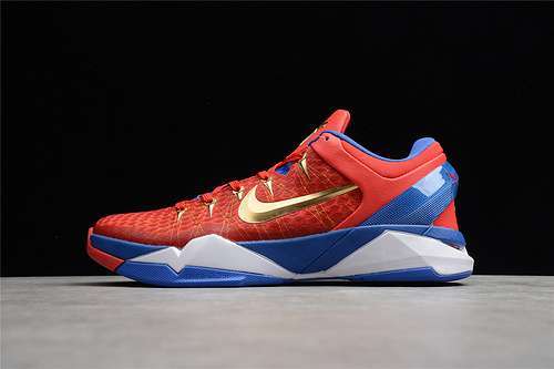 【340】[488371-406]-[ZOOM KOBE 7 DARK BLUE/RED/GOLD-WHITE]-[MAN:40-46]