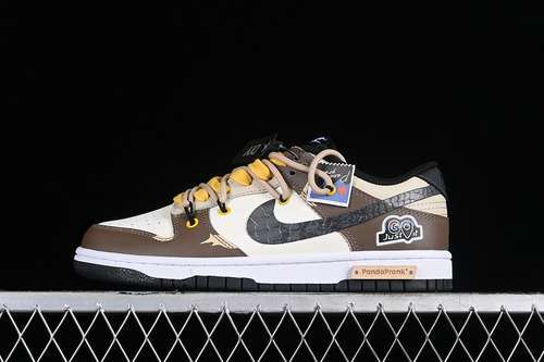 【380】[DV0831-002]-[B DUNK LOW WHITE/BLACK/BROWN/YELLOW]-[WOMAN:36-39]-[MAN:40-46]