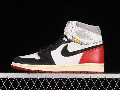 【650】[BV1300-106]-[UNION LA X AIR JORDAN 1 RETRO HIGH NRG WHITE/BLACK/VARSITY RED/WOLF GREY]