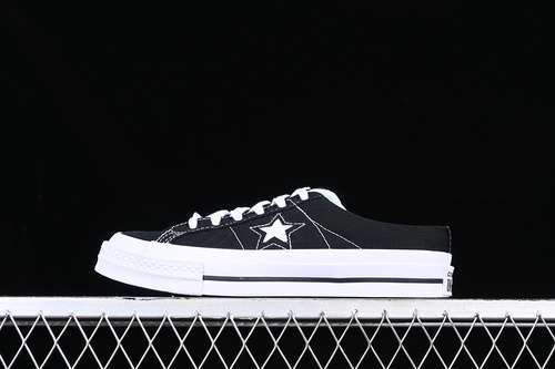 【230】[162061C]-[CONVERSE ONE STAR MULE WHITE/BLACK]-[WOMAN:36-39]-[MAN:40-44]