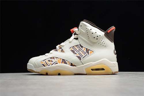 【320】[SALE][CZ4152-100]-[AIR JORDAN 6 RETRO QUAI 54 SAIL/TOTAL ORANGE/GUM LIGHT BROWN/BAROQUE BROWN]