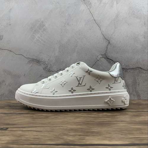 【450】[L*V STELLAR SNEAKER WHITE/WHITE/SILVER]-[WOMAN:35-39]-[MAN:40-45]