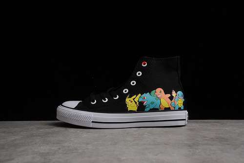 【230】[A01089C]-[POKEMON X CHUCK TAYLOR ALL-STAR 70S HIGH BLACK/BLACK/BLACK]-[UNSIEX:36-44]