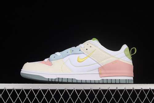 【330】[DV3457-100]-[WMNS DUNK LOW DISRUPT 2 &#x27;EASTER&#x27;WHITE/TAN-ORANGE]-[UNISEX:36-45
