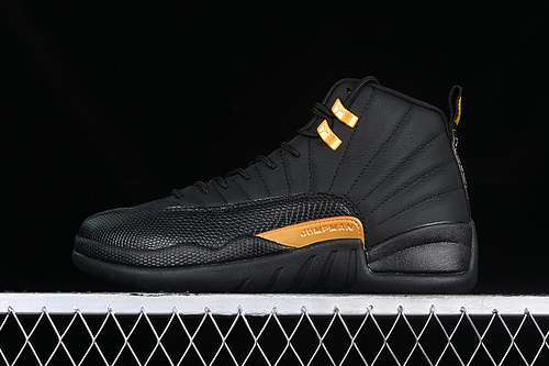 【530】[CT8013-071]-[AIR JORDAN 12 RETRO LACK TAXI BLACK/TAXI]-[MAN:40-47.5]