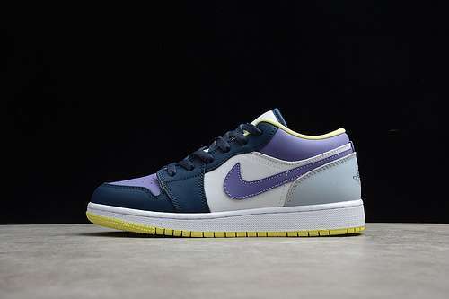 【300】[DJ4342-400]-[AIR JORDAN 1 LOW MISMATCHED THUNDER BLUE/WHITE/PURPLE MAGENTA]-[WOMAN:36-40]
