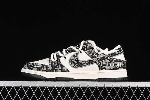 【380】[SJ2068-286]-[SB DUNK LOW WHITE/GREY/BLACK]-[WOMAN:36-39]-[MAN:40-45]