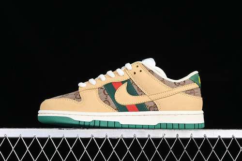 【270】[XH1733-003]-[SB DUNK LOW X GU*CCI BROWN/GREEN/RED]-[WOMAN:36-39]-[MAN:40-46]
