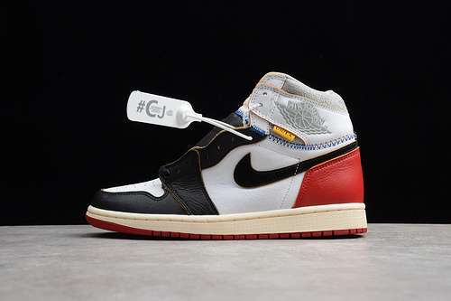 [BV1300-106]-[CJ AIR JORDAN 1 RETRO HIGH NRG/UNION-BLACK TOE WHITE/BLACK/RED]-[MAN:40-45]