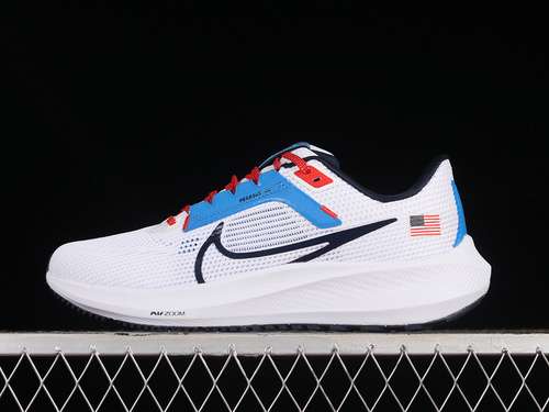 【250】[FN0013-100]-[AIR ZOOM PEGASUS 40 WHITE/BLUE/BLACK/RED]-[MAN:39-46]