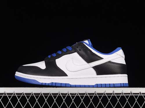 【330】[FD9064-110]-[DUNK LOW WHITE/WHITE/BLACK/GAME ROYAL]-[WOMAN:35.5-39]-[MAN:40-47.5]