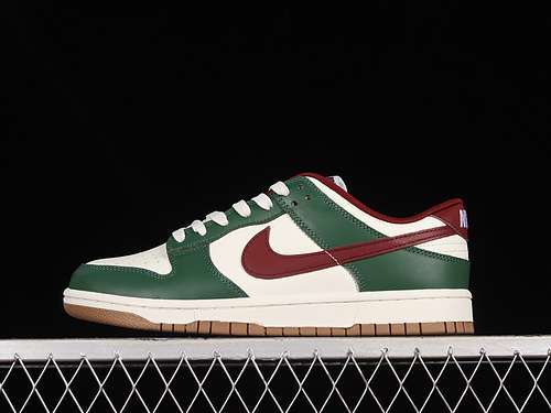【340】[FB7160-161]-[SB DUNK LOW GORGE GREEN/WHITE/TEAM RED/GUM MEDIUM BROWN]-[UNISEX:36-47.5]