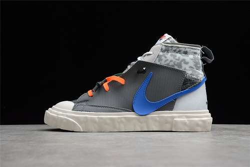 【300】[CZ3589-002]-[BLAZER MID X READYMADE BLACK/LIGHT GREY/BLUE-ORANGE]-[WOMAN:36-39]-[MAN:40-45]