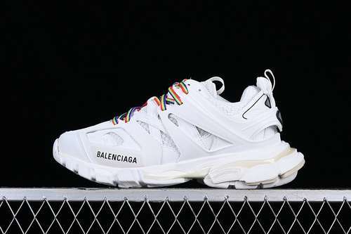 【520】[W3RM19081]-[BA*LEN*CIAGA PHANTOM SNEAKER WHITE/BLACK/GREY]-[WOMAN:35-39]-[MAN:40-46]