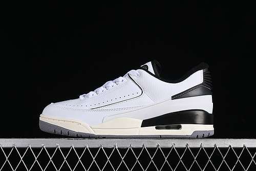 【320】[FD0383-100]-[AIR JORDAN 2/3 RETRO WHITE/BLACK/SAIL/CEMENT GREY]-[WOMAN:36-39]-[MAN:40-47.5]