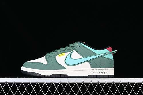 【350】[ZD2356-156]-[SB DUNK LOW WHITE/BLUE/GREEN]-[WOMAN:36-39]-[MAN:40-45]