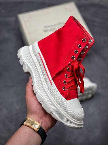 【380】[ALE*XANDER MCQUEEN 2020 RED/RED/WHITE]-[WOMAN:35-40]
