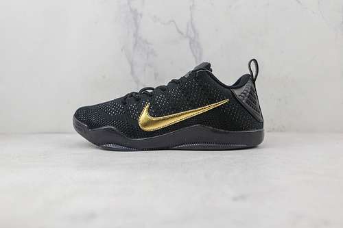 【360】[869495-001]-[KOBE 11 ELITE LOW PALE HORSE LR BLACK/BLACK/METALLIC GOLD]-[MAN:40-46]