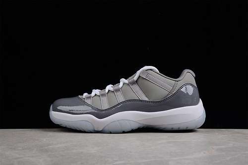 【420】[528896-003]-[AIR JORDAN 11 RETRO LOW BG MEDIUM GREY/WHITE-GUNSMOKE]-[MAN:40-47.5]