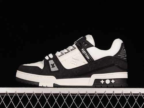 【700】[L*V FASHION CATWALK SNEAKERS WHITE/BLACK/WHITE]-[MAN:38-46]