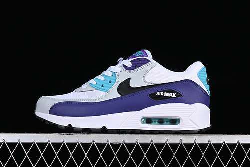 【250】[AJ1285-103]-[AIR MAX 90 WHITE/BLACK/GREY/BLUE/PURPLE]-[WOMAN:36-39]-[MAN:40-45]