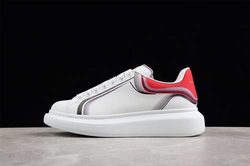 【460】[ALEXANDER MCQUEEN WHITE/BLACK/GREY/RED]-[WOMAN:35-39]-[MAN:40-44]