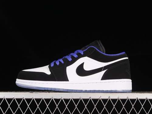 【280】[553558-108]-[AIR JORDAN 1 LOW WHITE/BLACK/PURPLE]-[WOMAN:36-39]-[MAN:40-46]