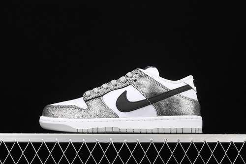 【420】[DO5882-001]-[ZG SB DUNK LOW SHIMMER SILVER/BLACK/WHITE]-[WOMAN:36-39]-[MAN:40-46]