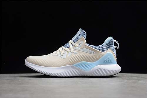 【280】[B89102]-[ALPHABOUNCE BEYOND SHOES BEIGE/CLOUD WHITE/LIGHT BLUE]-[MAN:39-45]