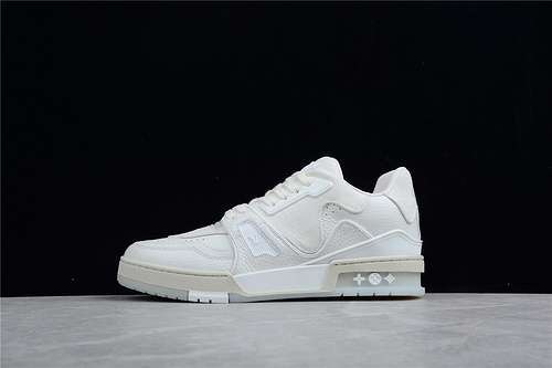 【600】[L*V TRAIL SNEAKERS BEIGE/BEIGE/WHITE]-[MAN:38-45]