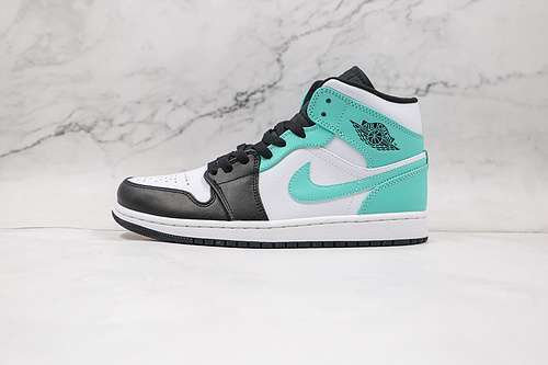【360】[554724-132]-[AIR JORDAN 1 MID ISLAND GREEN WHITE/BLACK/ISLAND GREEN]-[MAN:40-46]