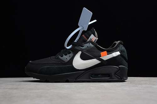 【520】[AA7293-001]-[AIR MAX 90 OFF-WHITE BLACK/BLACK-CONE-WHITE]-[MAN:40.5-44]