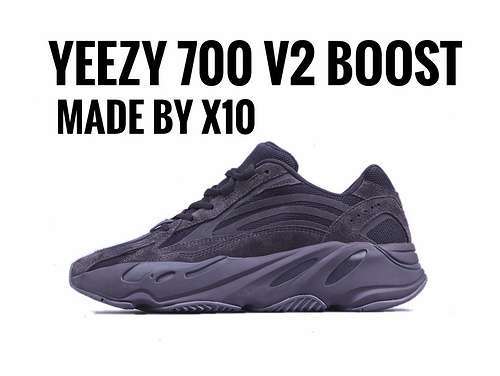 【450】[FU6684]-[X10 YEEZY BOOST 700 V2 VANTA VANTA/VANTA]-[WOMAN:36-39]-[MAN:40-47]