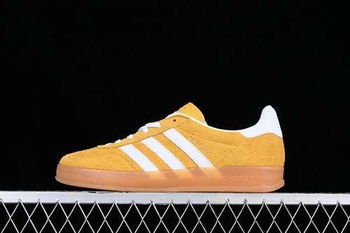 【230】[HQ8716]-[ADIDAS GAZELLE INDOOR ORANGE PEEL/CLOUD WHITE/GOLD METALLIC]-[UNSIEX:36-45]