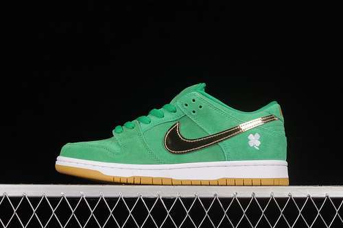 【360】[BQ6817-303]-[DUNK LOW SB ST PATRICK S DAY LUCKY GREEN/METALLIC GOLD]-[WOMAN:36[UNISEX:36-47.5]