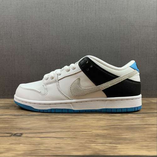 【380】[BQ6817-101]-[DUNK LOW PRO SB WHITE/BLACK/LASER BLUE/NEUTRAL GREY]-[WOMAN:36-39]-[MAN:40-47.5]