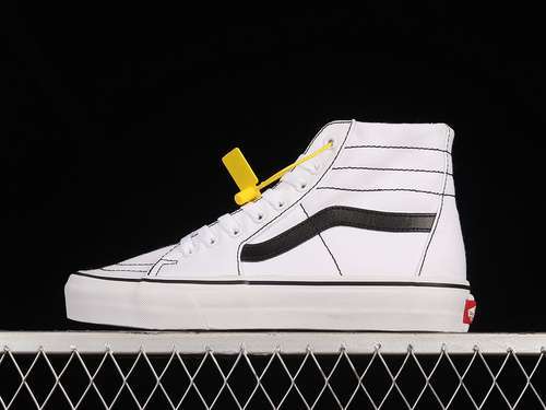 【280】[VN0A4U16IP2]-[SK8-HIGH TAPERED WHITE/WHITE/BLACK]-[WOMAN:35-39]-[MAN:40-44]