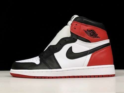 【520】[555088-125]-[AIR JORDAN 1 RETRO HIGH OG BLACK TOE WHITE/BLACK-GYM RED]