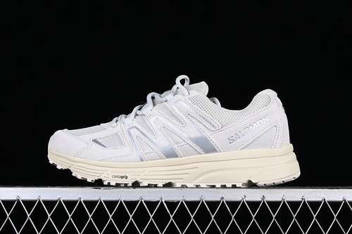 【280】[472928-22]-[SALOMON X MISSION 4 SUEDE WHITE/SILVER/GREY]-[WOMAN:36-39]-[MAN:40-45]