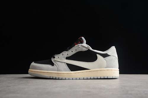 【380】[DM7866-010]-[TRAVIS SCOTT AIR JORDAN 1 LOW OG SP GREY/BLACK/CREAM]-[WOMAN:36-39]-[MAN:40-47.5]