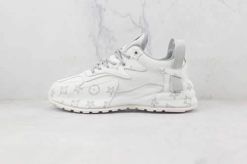 【420】[L*V 22SS SPORTS CASUAL DAD SHOES WHITE/WHITE/LIGHT GREY]-[MAN:39-44]