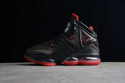 【340】[DC9340-001]-[LEBRON 19 EP SPACE JAM BRED BLACK/BLACK/RED]-[MAN:39-46]