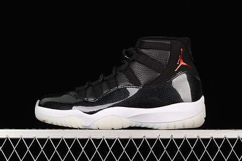 【430】[378037-002]-[AIR JORDAN 11 RETRO 72-10 BLACK/BLACK/VARSITY RED]-[MAN:40-47.5]